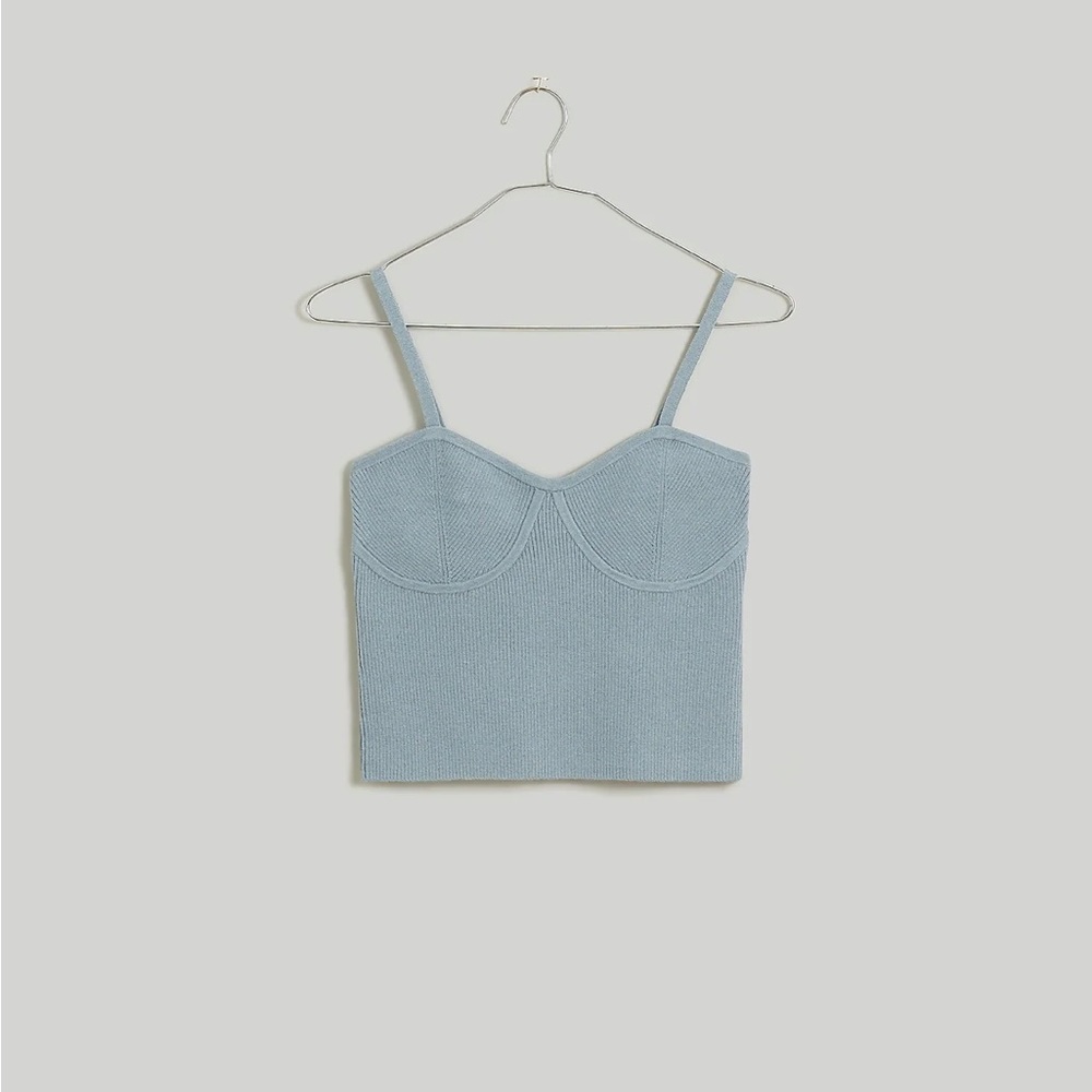 MADEWELL CORSET SWEATER TANK - Picture 3 of 6